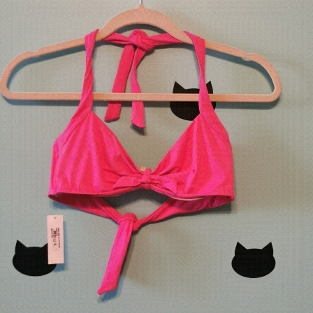 𝅺Cosabella Bikini Top Pink Halter Underwire  New